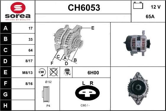 Sera CH6053 - Ģenerators autospares.lv