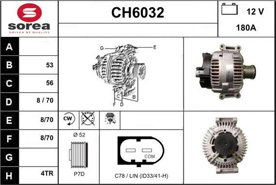 Sera CH6032 - Ģenerators autospares.lv