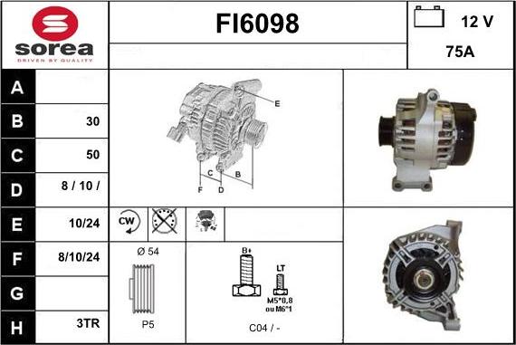 Sera FI6098 - Ģenerators autospares.lv