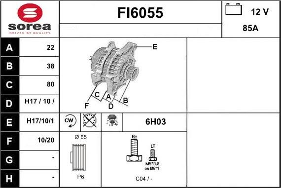 Sera FI6055 - Ģenerators autospares.lv