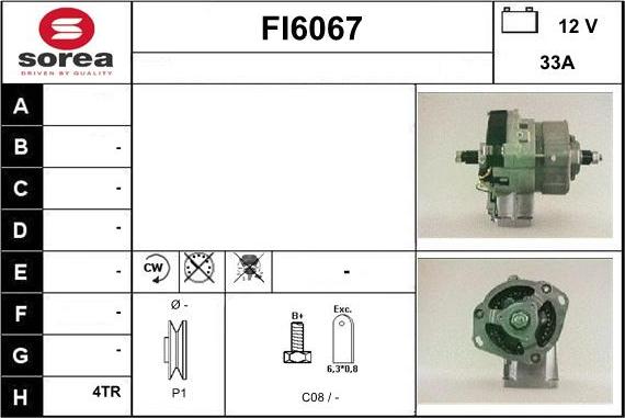 Sera FI6067 - Ģenerators autospares.lv