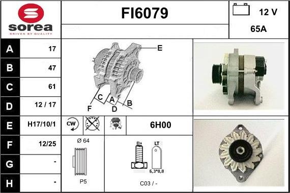 Sera FI6079 - Ģenerators autospares.lv