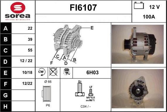 Sera FI6107 - Генератор www.autospares.lv