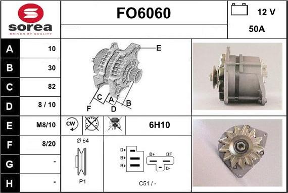 Sera FO6060 - Ģenerators www.autospares.lv