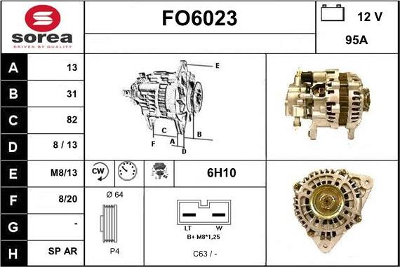 Sera FO6023 - Ģenerators autospares.lv