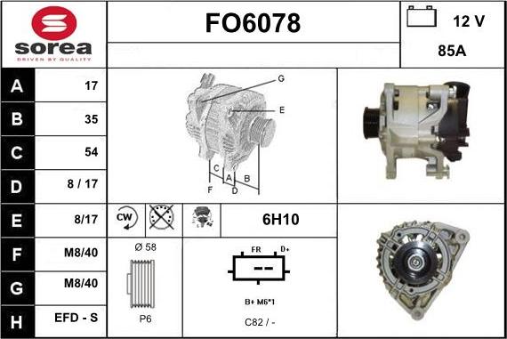 Sera FO6078 - Генератор www.autospares.lv