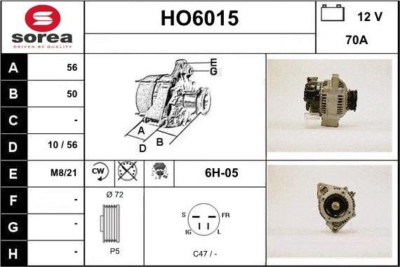 Sera HO6015 - Ģenerators autospares.lv