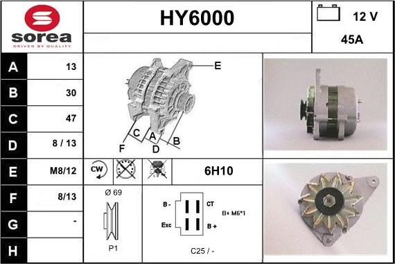 Sera HY6000 - Генератор www.autospares.lv