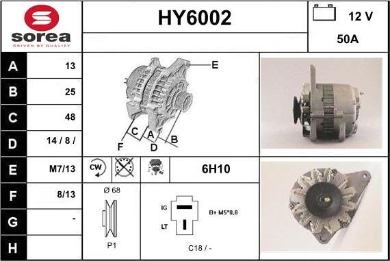 Sera HY6002 - Ģenerators www.autospares.lv