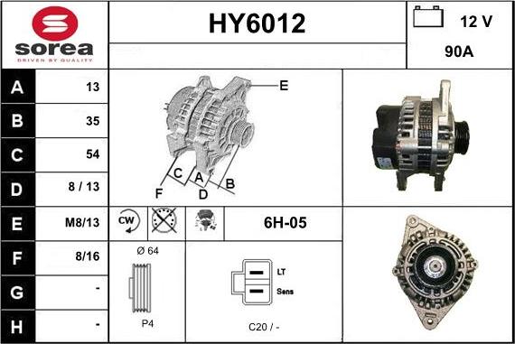 Sera HY6012 - Генератор www.autospares.lv