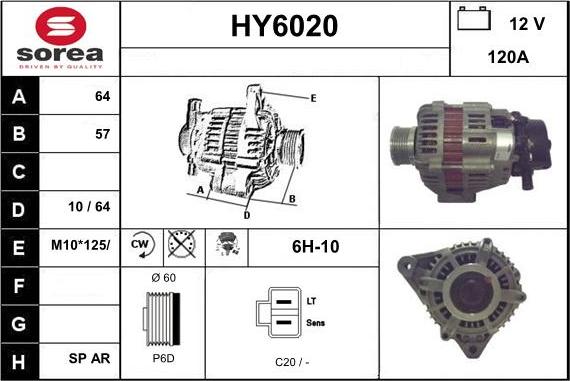 Sera HY6020 - Генератор www.autospares.lv