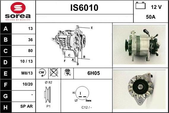 Sera IS6010 - Ģenerators www.autospares.lv