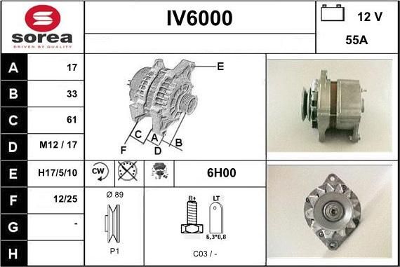 Sera IV6000 - Ģenerators autospares.lv