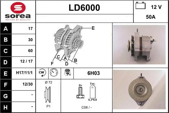 Sera LD6000 - Генератор www.autospares.lv