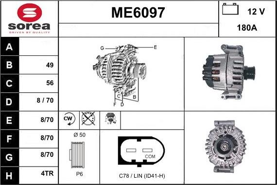 Sera ME6097 - Ģenerators autospares.lv