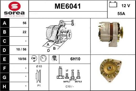 Sera ME6041 - Ģenerators autospares.lv