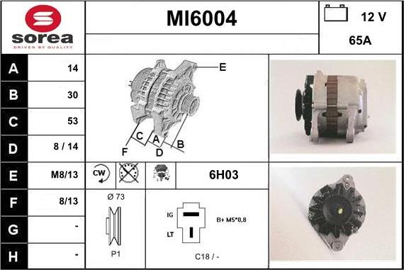 Sera MI6004 - Ģenerators autospares.lv