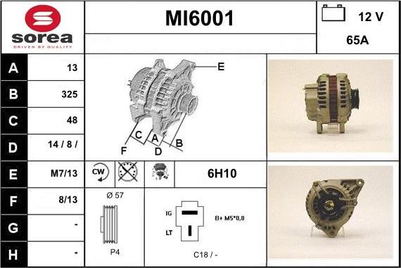 Sera MI6001 - Ģenerators autospares.lv