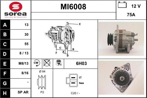 Sera MI6008 - Ģenerators autospares.lv