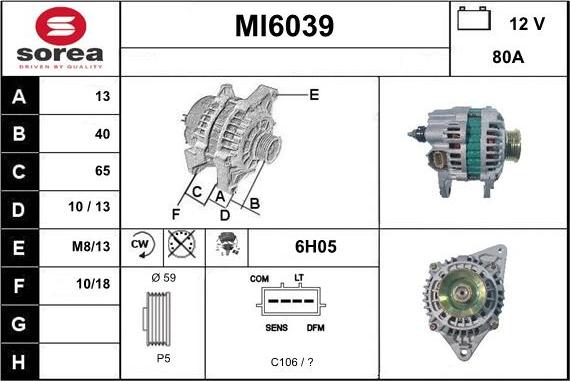 Sera MI6039 - Ģenerators autospares.lv