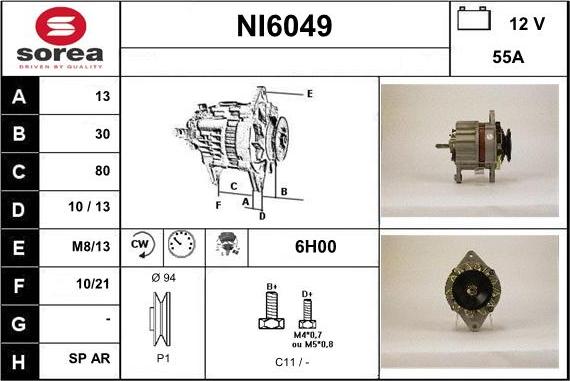 Sera NI6049 - Ģenerators autospares.lv