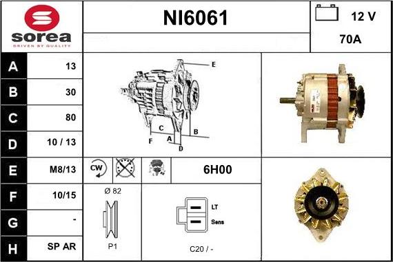 Sera NI6061 - Ģenerators autospares.lv