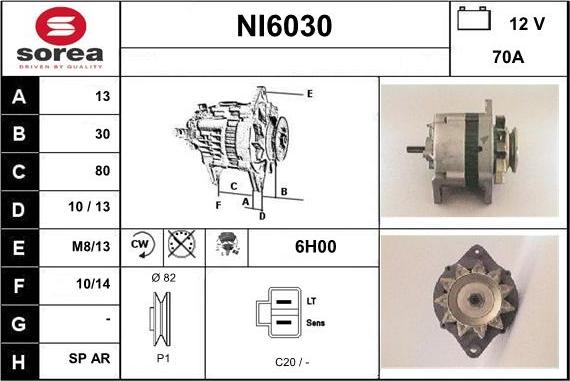 Sera NI6030 - Ģenerators autospares.lv