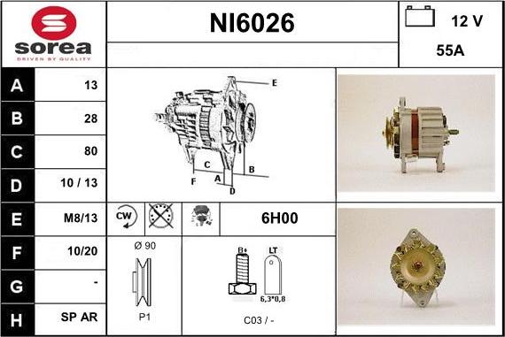 Sera NI6026 - Ģenerators autospares.lv