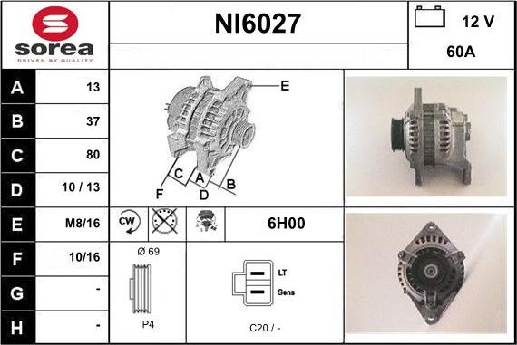 Sera NI6027 - Ģenerators autospares.lv