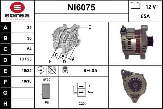 Sera NI6075 - Ģenerators autospares.lv