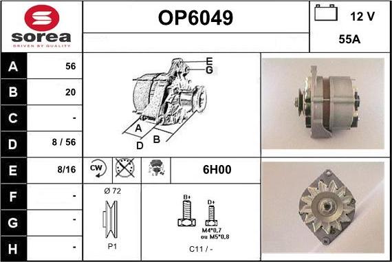 Sera OP6049 - Ģenerators autospares.lv