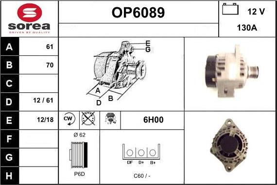 Sera OP6089 - Ģenerators autospares.lv