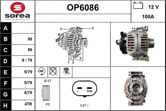 Sera OP6086 - Ģenerators autospares.lv