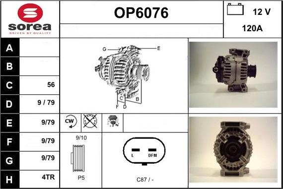 Sera OP6076 - Ģenerators autospares.lv