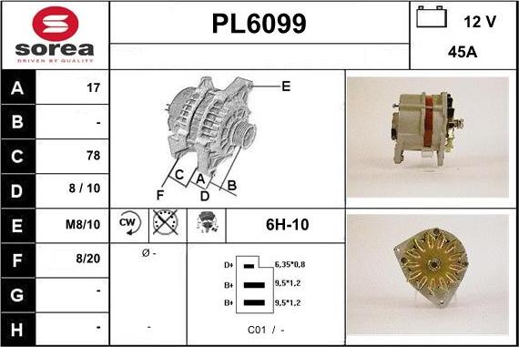 Sera PL6099 - Ģenerators autospares.lv