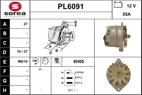 Sera PL6091 - Ģenerators autospares.lv