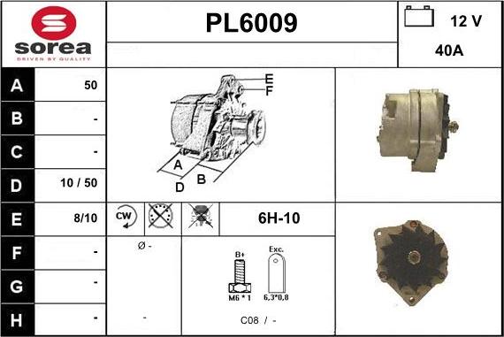 Sera PL6009 - Ģenerators www.autospares.lv