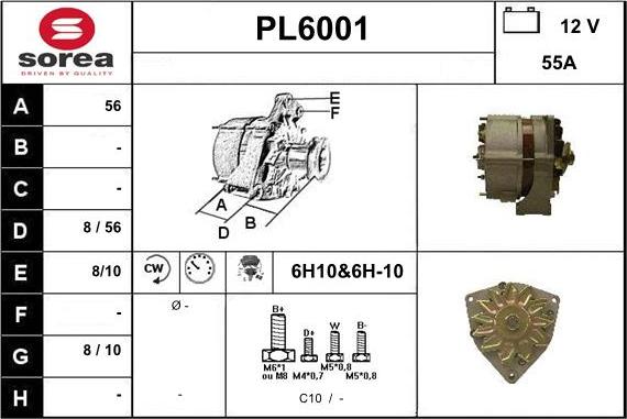 Sera PL6001 - Генератор www.autospares.lv