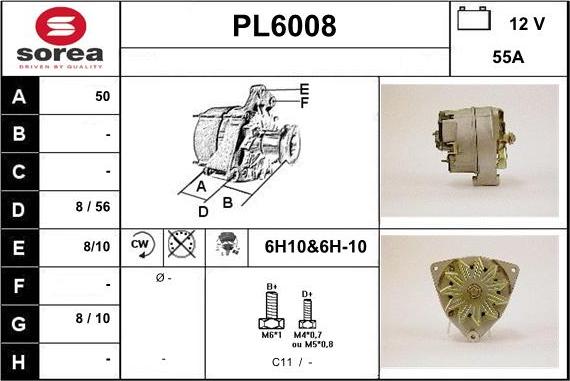 Sera PL6008 - Ģenerators autospares.lv