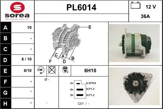 Sera PL6014 - Ģenerators autospares.lv