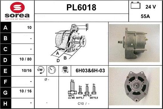 Sera PL6018 - Генератор www.autospares.lv