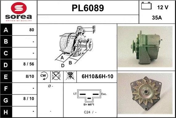 Sera PL6089 - Ģenerators autospares.lv