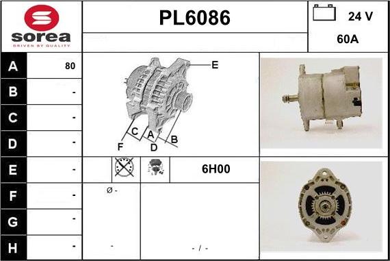 Sera PL6086 - Ģenerators autospares.lv