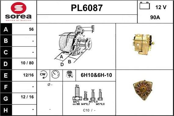 Sera PL6087 - Ģenerators www.autospares.lv