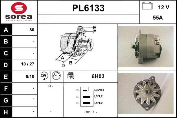 Sera PL6133 - Ģenerators autospares.lv