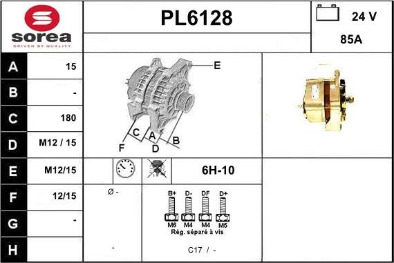 Sera PL6128 - Ģenerators autospares.lv