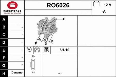 Sera RO6026 - Ģenerators www.autospares.lv