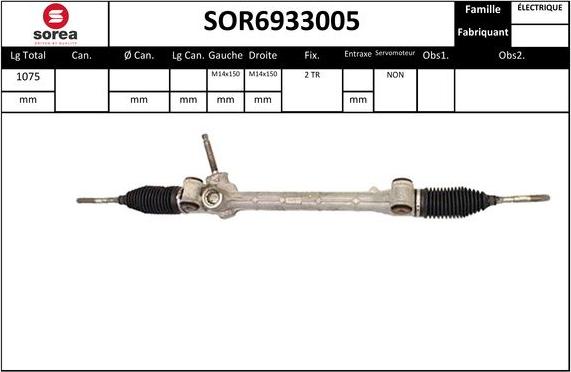 Sera SOR6933005 - Stūres mehānisms autospares.lv