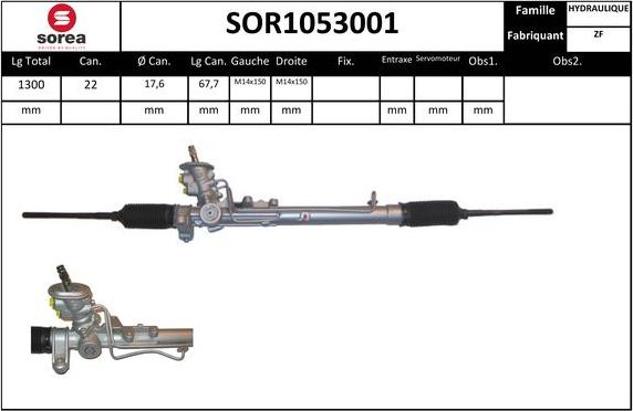 Sera SOR1053001 - Stūres mehānisms autospares.lv