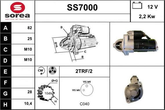 Sera SS7000 - Starteris autospares.lv